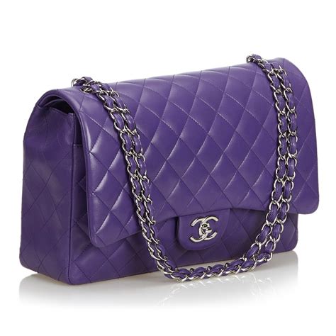 borsa chanel viola|Borse Chanel in Pelle Viola .